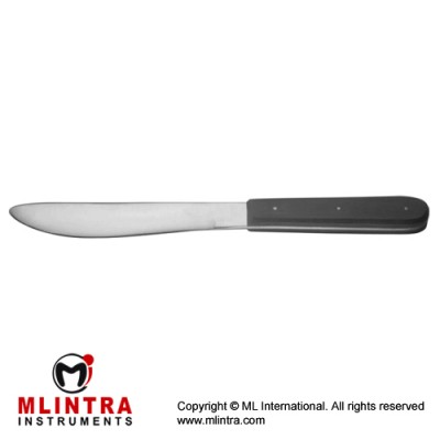Walb Post Mortem Knife With Wooden Handle Stainless Steel, 29 cm - 11 1/2" Blade Size 140 mm Walb Post Mortem Knife With Wooden Handle Stainless Steel, 29 cm - 11 1/2" Blade Size 140 mm